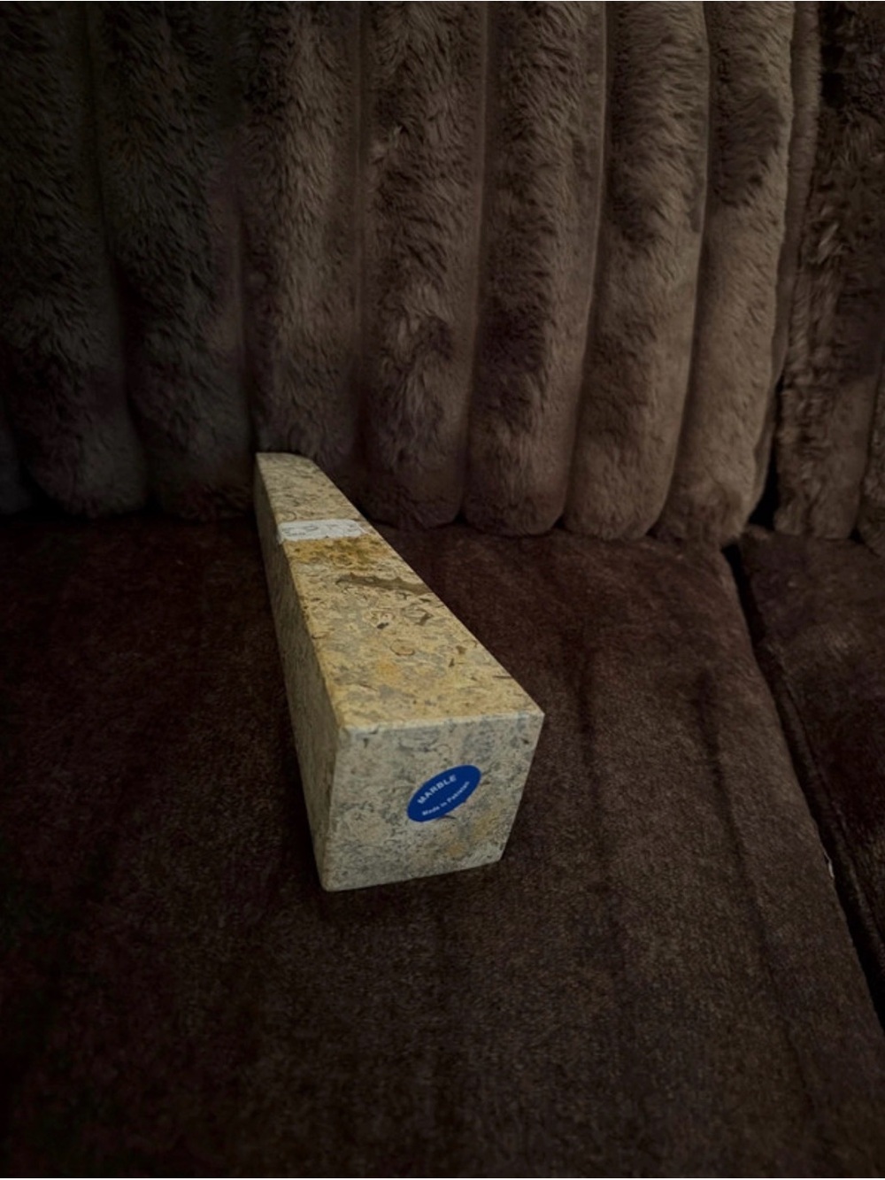 Natural Stone Obelisk Decorative Accent - Beige - Picture 3 of 4
